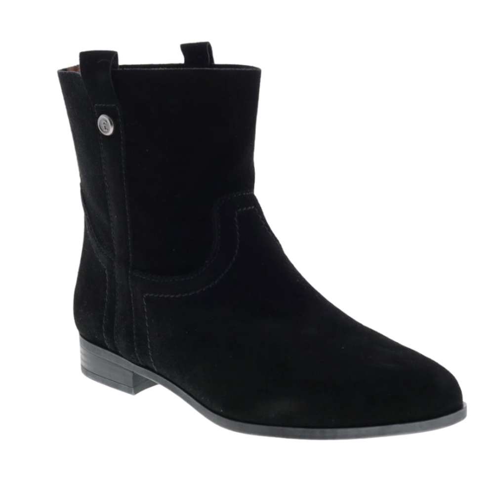 Frye Sarah‎ Shortie Women's Black Suede Casual Dress Boots Size 7.5